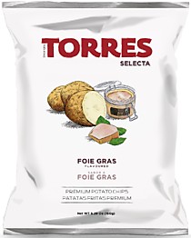 135 Картофельные чипсы "Torres" со вкусом фуа-гра нетто 50г