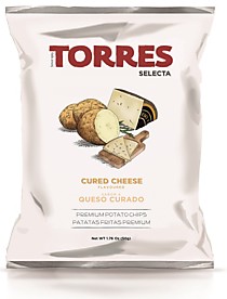 155 Картофельные чипсы "Torres" со вкусом вяленного сыра нетто 50г